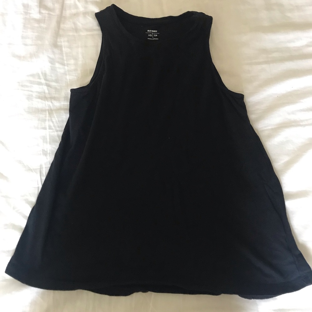 Black tank top